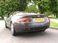 Aston Martin DB9 take off leaving brutal exhaust note!!