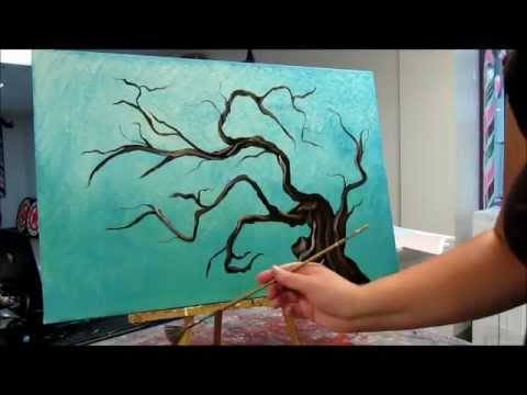 how to draw tree branches