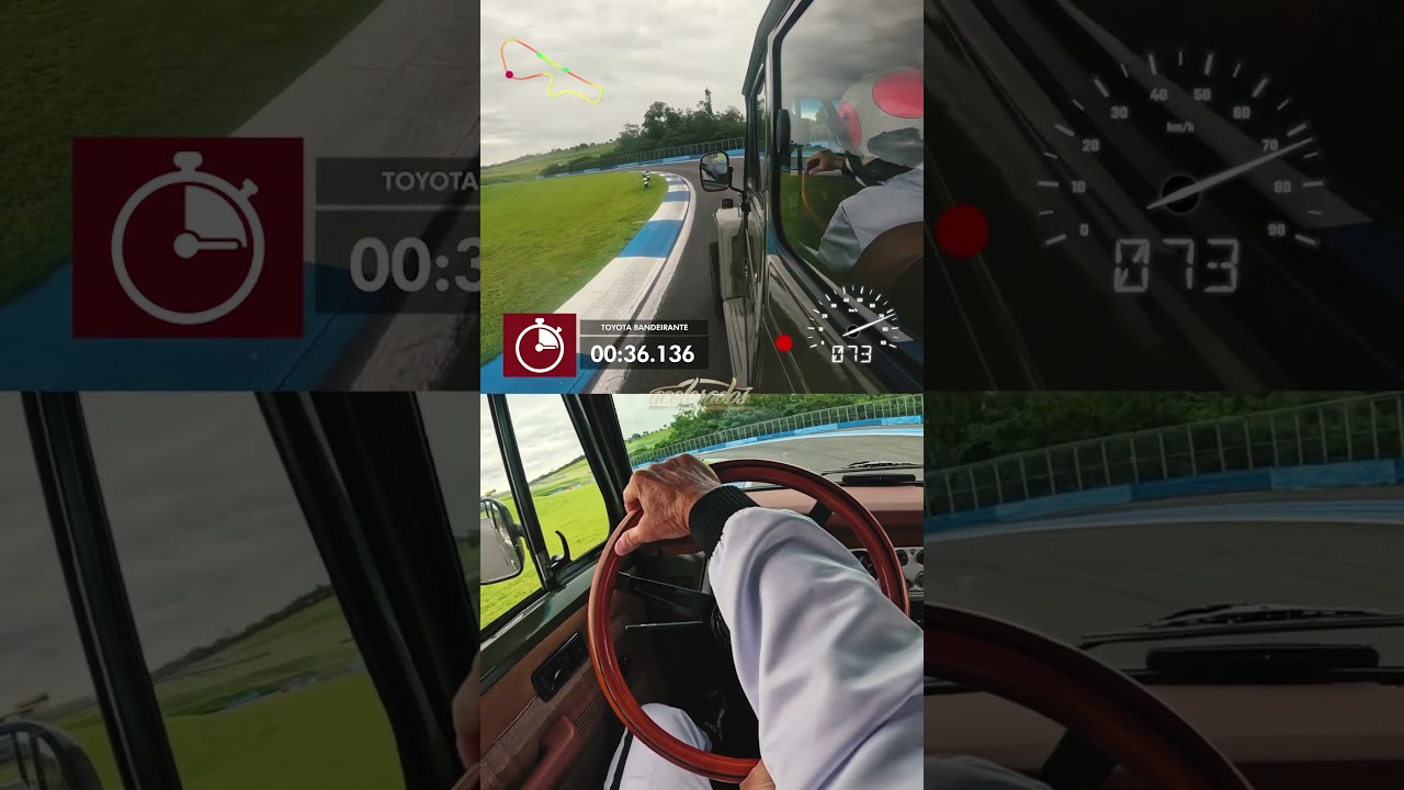 ONBOARD DO TOYOTA BANDEIRANTE 1987 NA VOLTA RÁPIDA! 🚜🚘 💪
