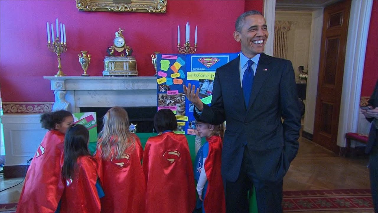 Super-Girls Take the White House by (Brain)storm