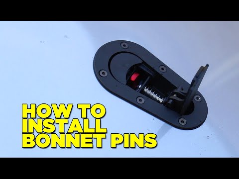 how to fit bonnet pins