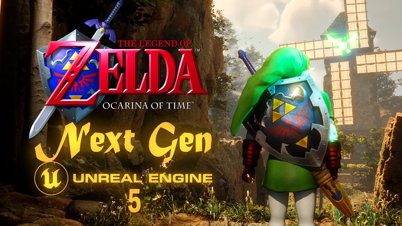 Ocarina of Time sous Unreal Engine 5, vous voulez voir ?