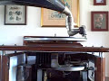 Antique Phonograph with Stirling Engine Hot Air Motor Antique Phonograph with Stirling Engine Hot Air Motor
