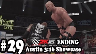 WWE 2K16 - 2K Showcase Austin 3:16 ENDING -  Walkthrough Part 29  - Austin vs The Rock [ HD ]