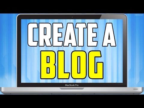 how to create blog