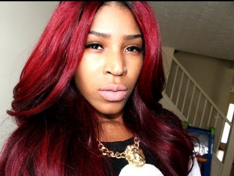 how to dye weave red