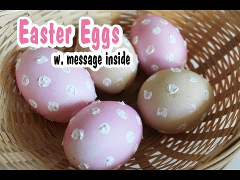 how to dye empty eggs