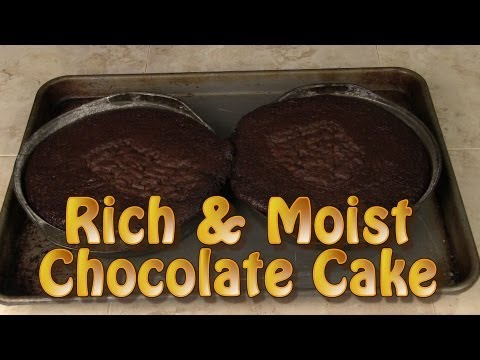 Very Easy Rich and moist Chocolate Cake Recipe