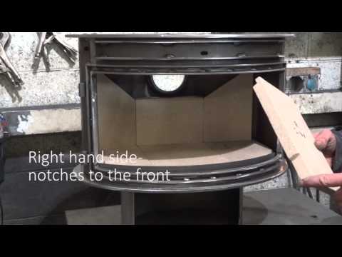 how to fit fire bricks