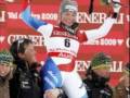 Didier Cuche, Lara Gut, Carlo Janka (Val d'Isère 2009)