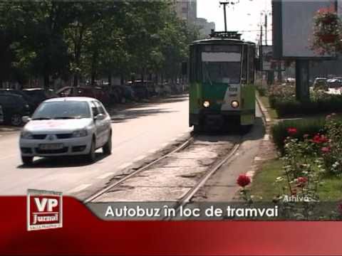 Autobuz in loc de tramvai
