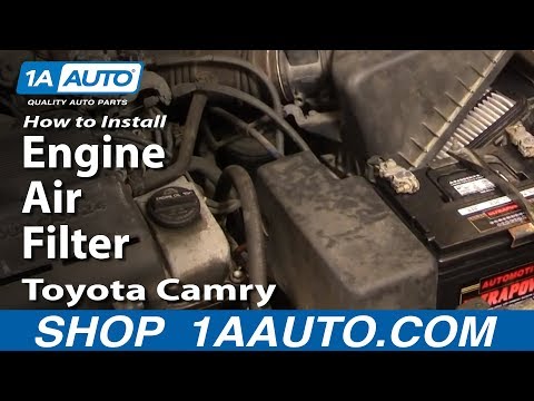 How To Install Replace Engine Air Filter Toyota Camry Lexus ES300 91-96 1AAuto.com