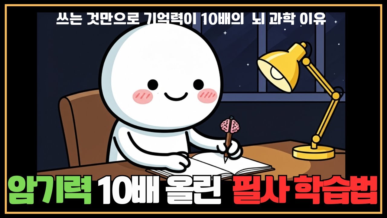 이것만 알면 암기력 폭발! 필사 공부법 완전 정복 가이드