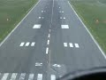 Lux747 rwy24 ils landing and taxi out luxembourg