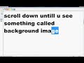 How to get a channel background on youtube