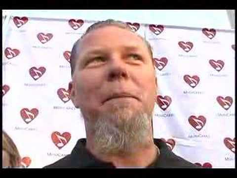 METALLICA HETFIELD HONORED BY MAP