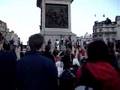 muse sing along in trafalger square