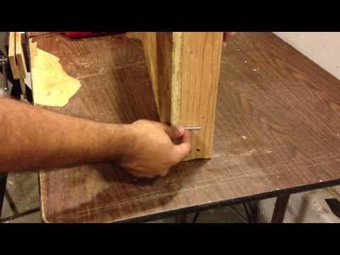 how to sink screws into wood