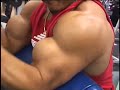 Bodybuilder Ko Chandetka off-season biceps