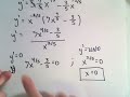 Cusp Points and Derivatives