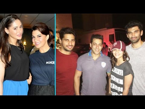 special - Salman Khan's Kick Movie SPECIAL Screening witnessed the Bigwigs of Bollywood: Alia Bhatt, Nargis Fakhri, Sidharth Malhotra, Aditya Roy Kapoor, Karan Johar & More! Check out Kick movie screening...