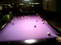 Me and my dad playing pool at Stockport Crucible