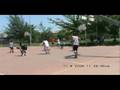 Basketball in Parque Araucano, Santiago de Chile.