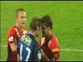 Tackle by Jokke Persson at Eirik Bakke