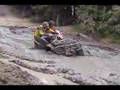 4wd Foreman gets stuck and chick on 2wd makes it twice