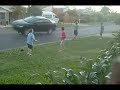 Blind Chick Hits Skate Ramp With Her Car
