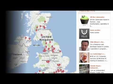 Watch this video which explains how you can search for home business entrepreneurs around the UK.