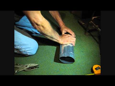 how to snap black stove pipe together