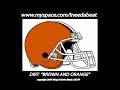 cleveland browns brown and orange