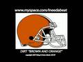 Cleveland Browns Brown and Orange