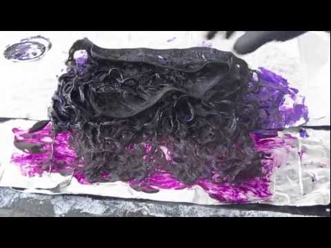 how to dye kinky curly weave