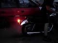 palanie gumy motocyklem palanie gumy motocyklem