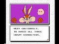 stage 1 round 1 of this nes game released by kemco in sept. 1990. it is a fun game (yet difficult at times) with great music that places you in the role of bugs bunny on his way to a birthday party. game includes many boss enemies of the popular looney tunes cast. will bugs get to his party on time?