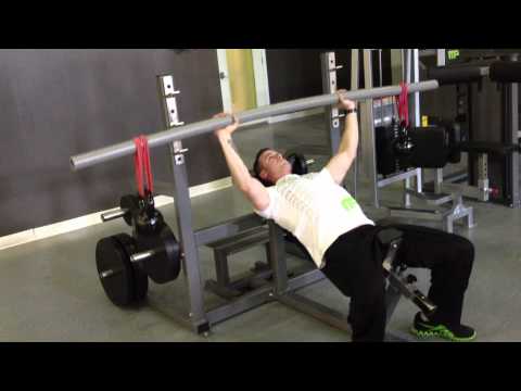 Incline PVC Press With Hanging Kettlebells