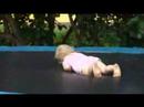 Anya on the trampoline Anya on the trampoline