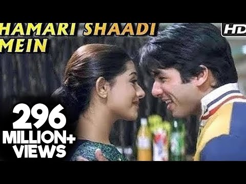 Hamari Shaadi Mein - Shahid Kapoor, Amrita Rao - Vivah - Bollywood Peppy Song