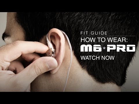 how to wear iem properly