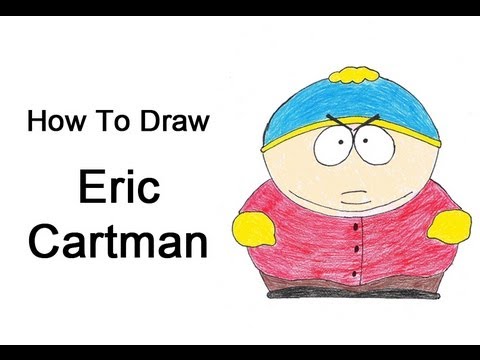 how to draw south park