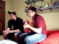 Me and Mike singing \"I WILL\" by the Beatles