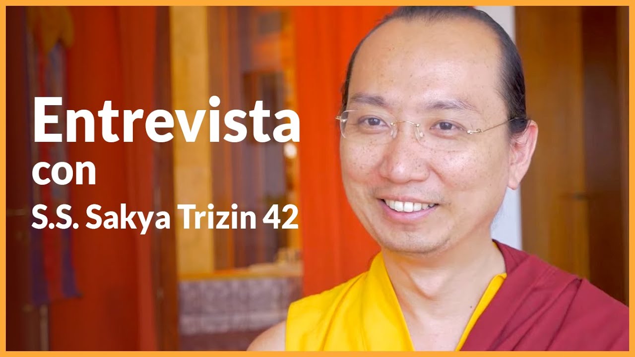 🔹️Entrevista a  S.S.  el 42 Sakya Trizin Ratna Vajra Rinpoche