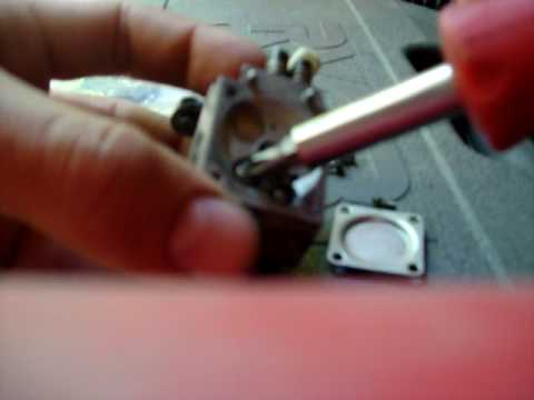 how to rebuild a weed eater carburetor