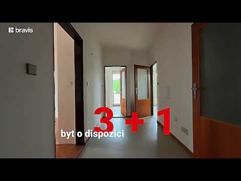 Video Prodej prostorného bytu určeného k rekonstrukci, 3+1, dvě lodžie, sklep, 110 m2, Brno-Komín