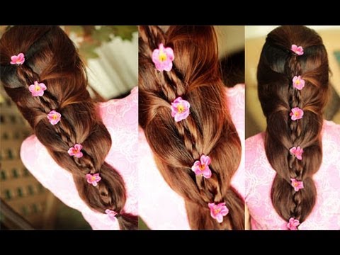 party hairstyle - See the finished look here: http://allthatmakeup1.blogspot.com/2013/03/easy-and-chic-wedding-promand-party.html I would like to thank my sister for taking ti...