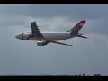 TAP Airbus A310 Low pass turn Portugal Airshow 2007, Evora