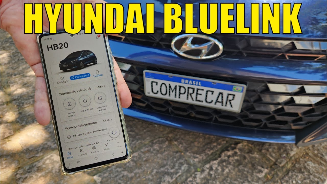 Hyundai Bluelink - Todas as funções pelo celular