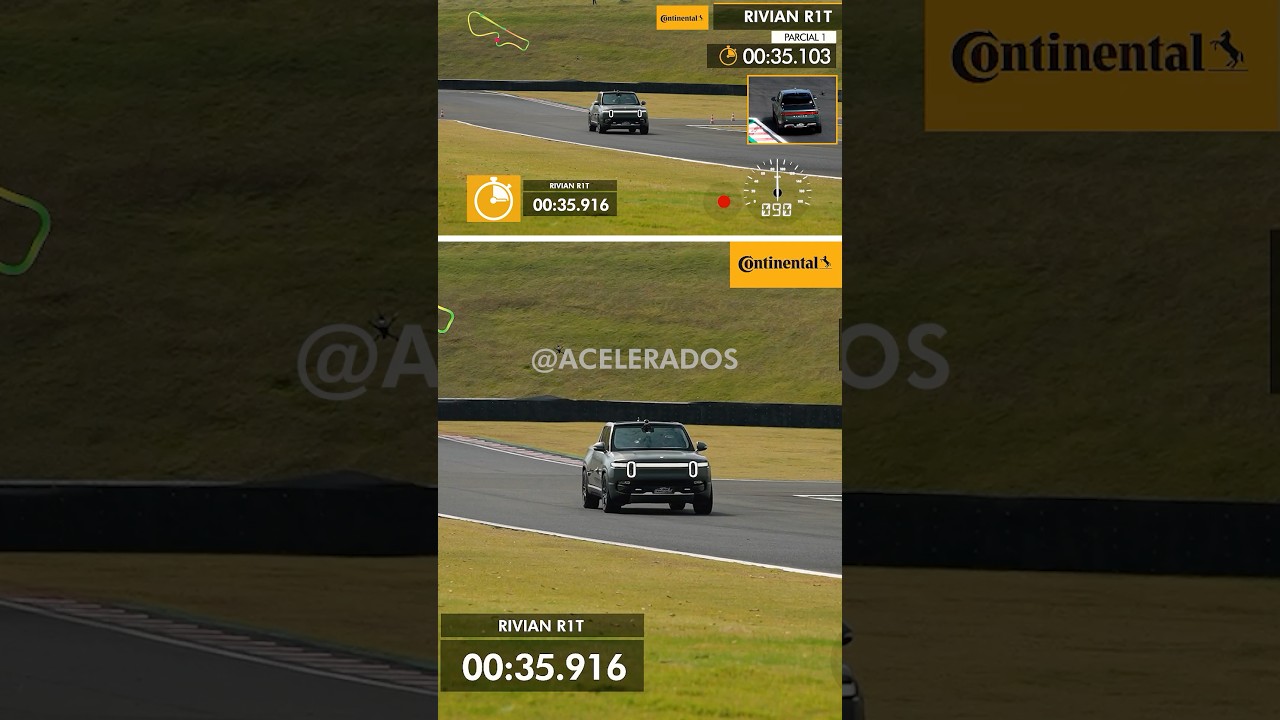 #TBT ONBOARD DO RIVIAN R1T NA VOLTA RÁPIDA! 😳🚗🏆